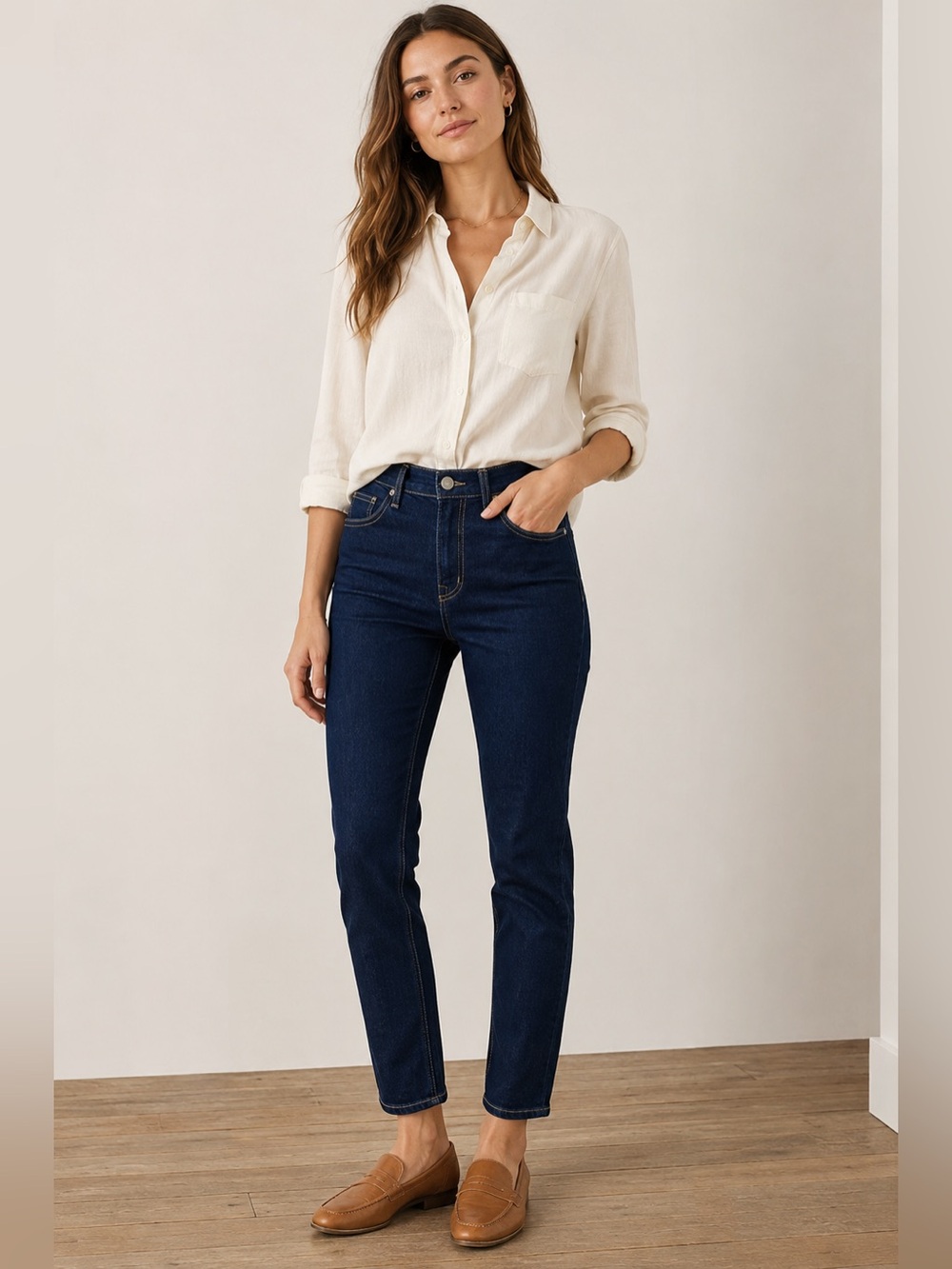 NWT Imogene + Willie Josette Indigo Premium Denim Jeans Size 26